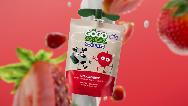 Amazon.com : GoGo squeeZ yogurtZ Strawberry, 3 oz (Pack of 4